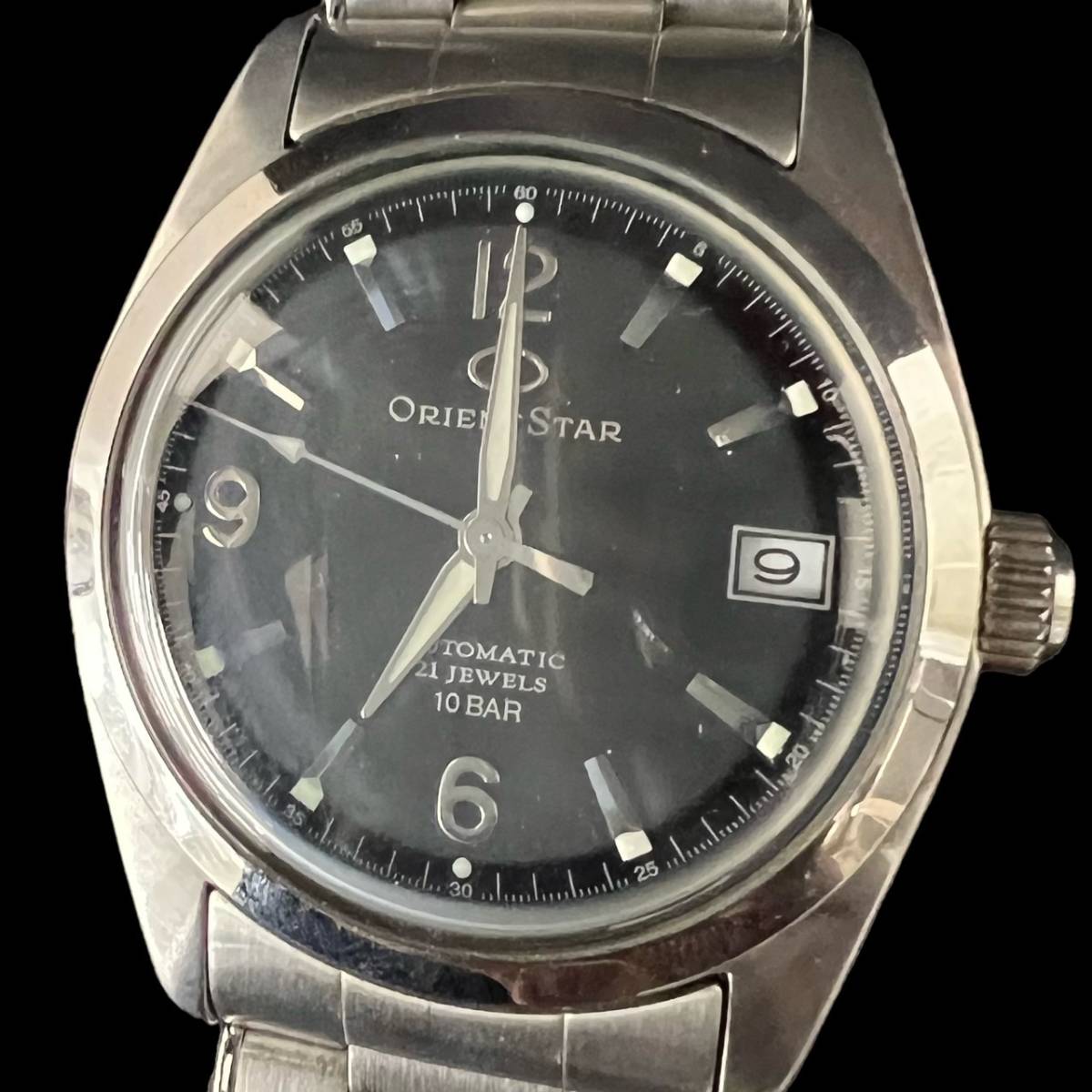 【動作確認済み】Orient Star オリエントスター オートマチック 自動巻き EROT-C0 CS 腕時計 メンズ シルバー_画像2