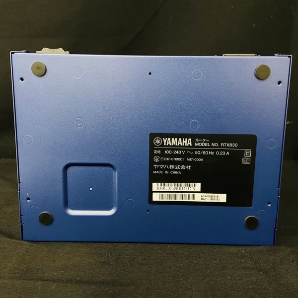 【未使用品】 YAMAHA ヤマハ RTX830 VPNルーター ギガアクセスVPNルーター ギガビットVPNルーター_画像4