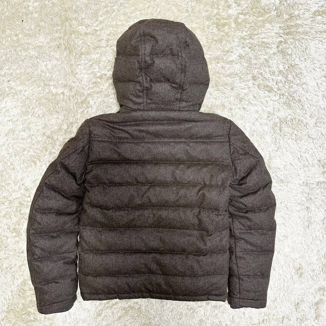 【現行品/極美品】MONCLER モンクレール ニット ダウンジャケット パーカー CANUT カヌート LEON掲載 ニット切り替え 55_画像6