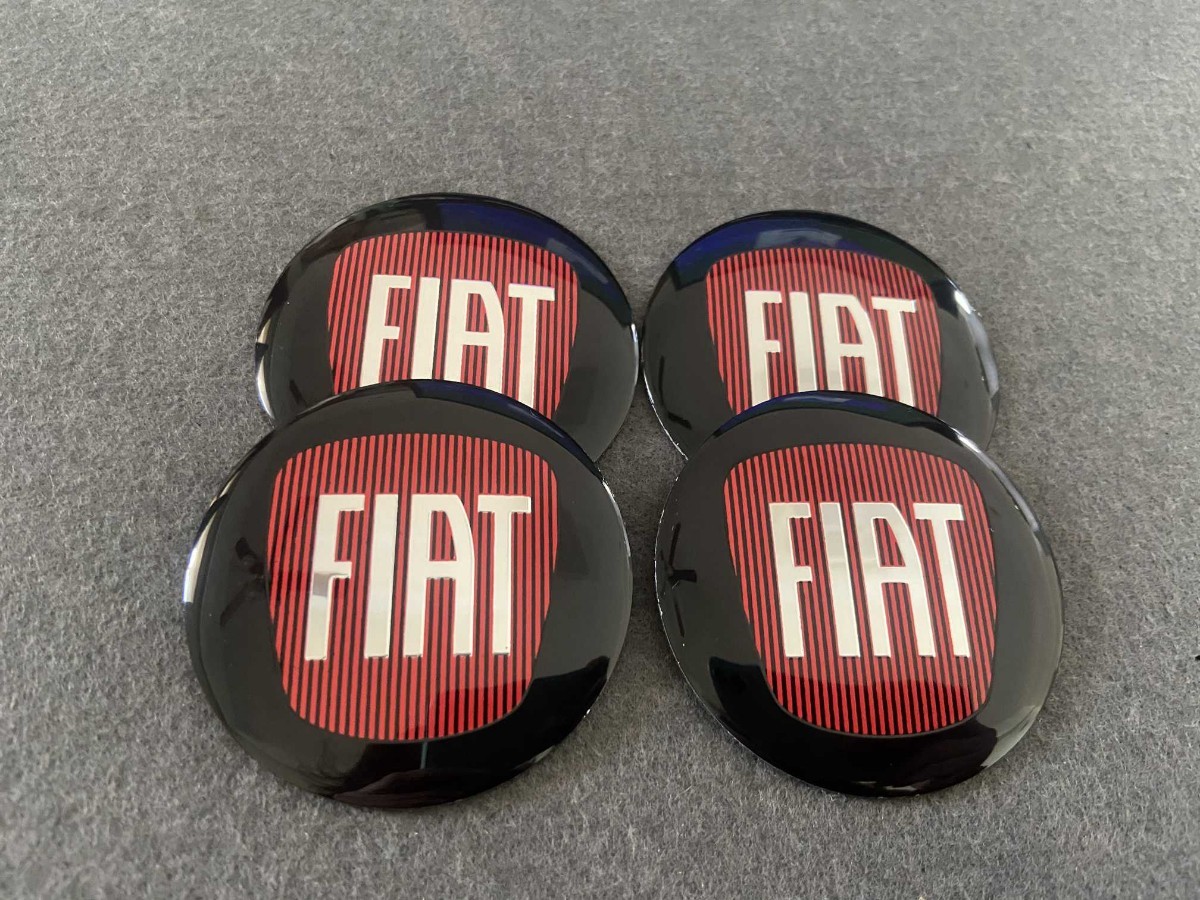 ◆フィアット FIAT◆406番◆車用 ホイールセンターキャップ ハブキャップ シール 4枚セット◆直径56mm◆送料無料_画像4