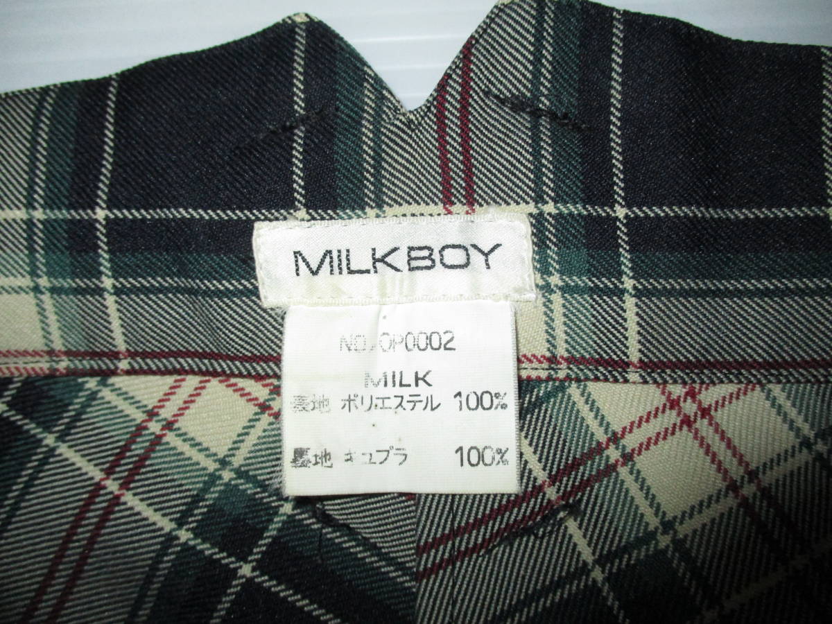 MILKBOY ミルクボーイ　チェック柄　ボンテージパンツ 　ハーフパンツ　　　　（３E　ハ大_画像9