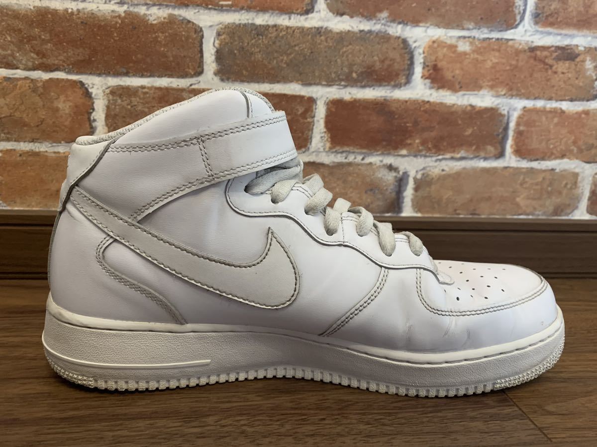 Nike Air Force 1 07 Mid US12 30cm ナイキ エアフォース スニーカー _画像3