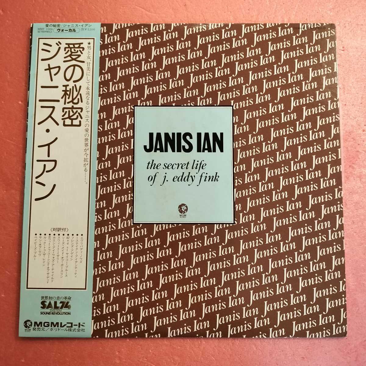 美盤 帯付き LP ジャニス・イアン 愛の秘密 JANIS IAN THE SECRET LIFE OF J. EDDY FINK_画像1