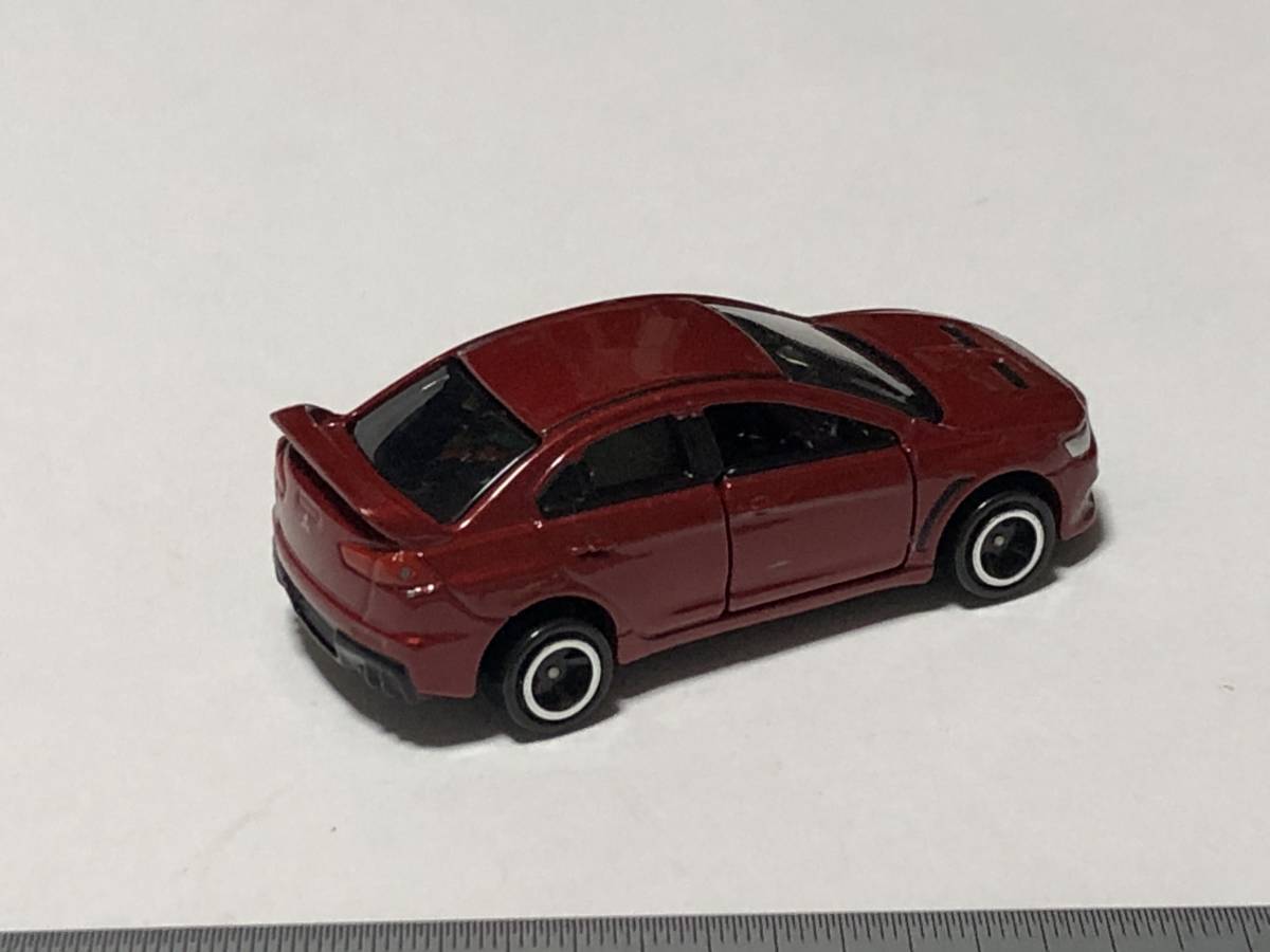 トミカ TOMICA 三菱 ミツビシ ランサー エボリューション 10 MITSUBISHI LANCER EVOLUTION Ⅹ レッド RED 中国製 タカラトミー2_画像5