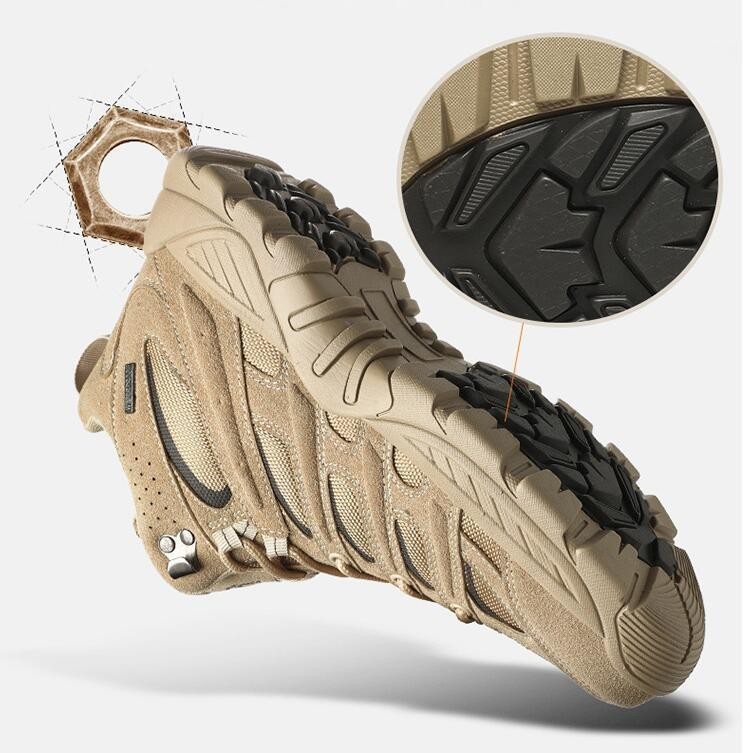  милитари ботинки мужской Tacty karu ботинки desert boots уличный альпинизм обувь рабочая обувь . скользить выдерживающий износ 25cm~28.5cm серый 