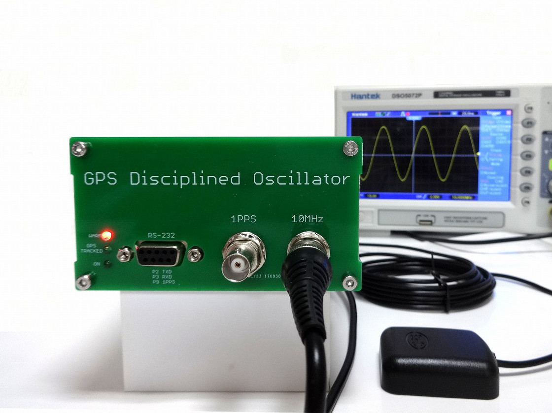 ♪ [ホールドオーバー機能搭載] GPSDO 10MHz 基準発振器 GPS同期発振器 1PPS マスタークロック / 最大7出力まで増設可能 (75Ωも可)_画像3