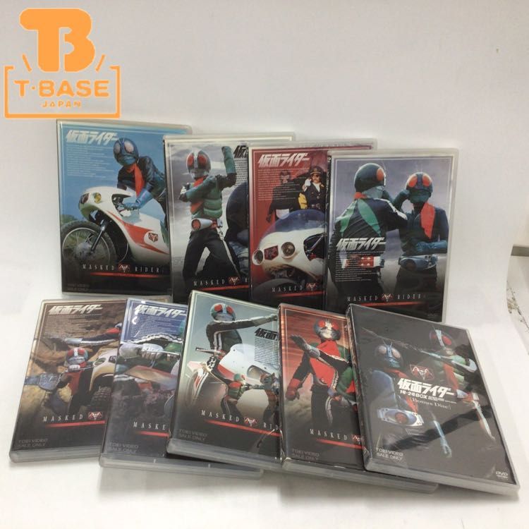 1円〜 仮面ライダー DVD 1-8巻、1号2号BOX ボーナスディスク_画像1