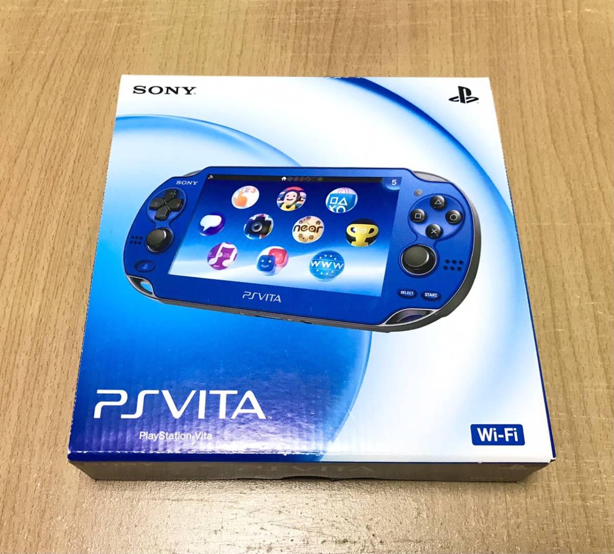 新品未使用品】SONY PS Vita PCH-1000ZA04 サファイアブルーWi-Fi