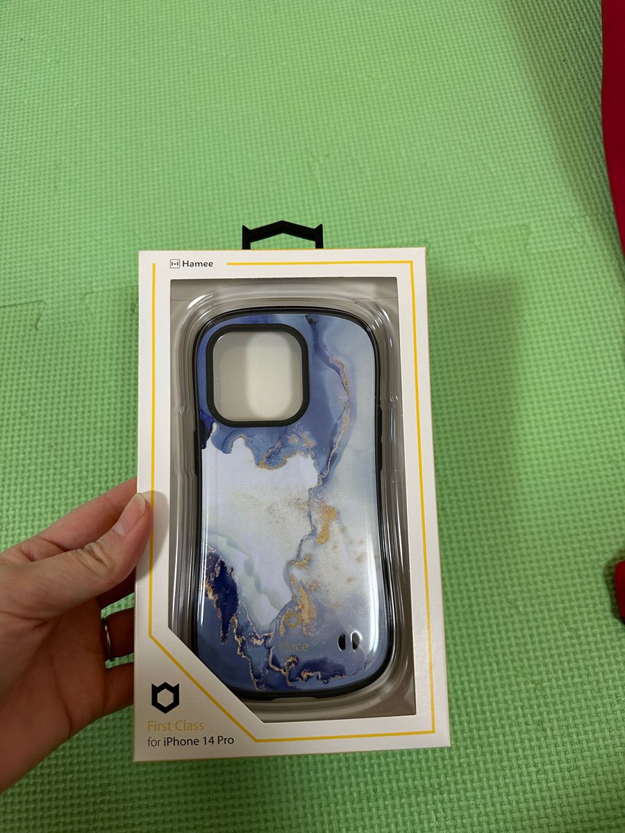 Hamee iPhone14 Pro用 ハイブリッドケース iFace Marble (クラウドブルー) 41-949139