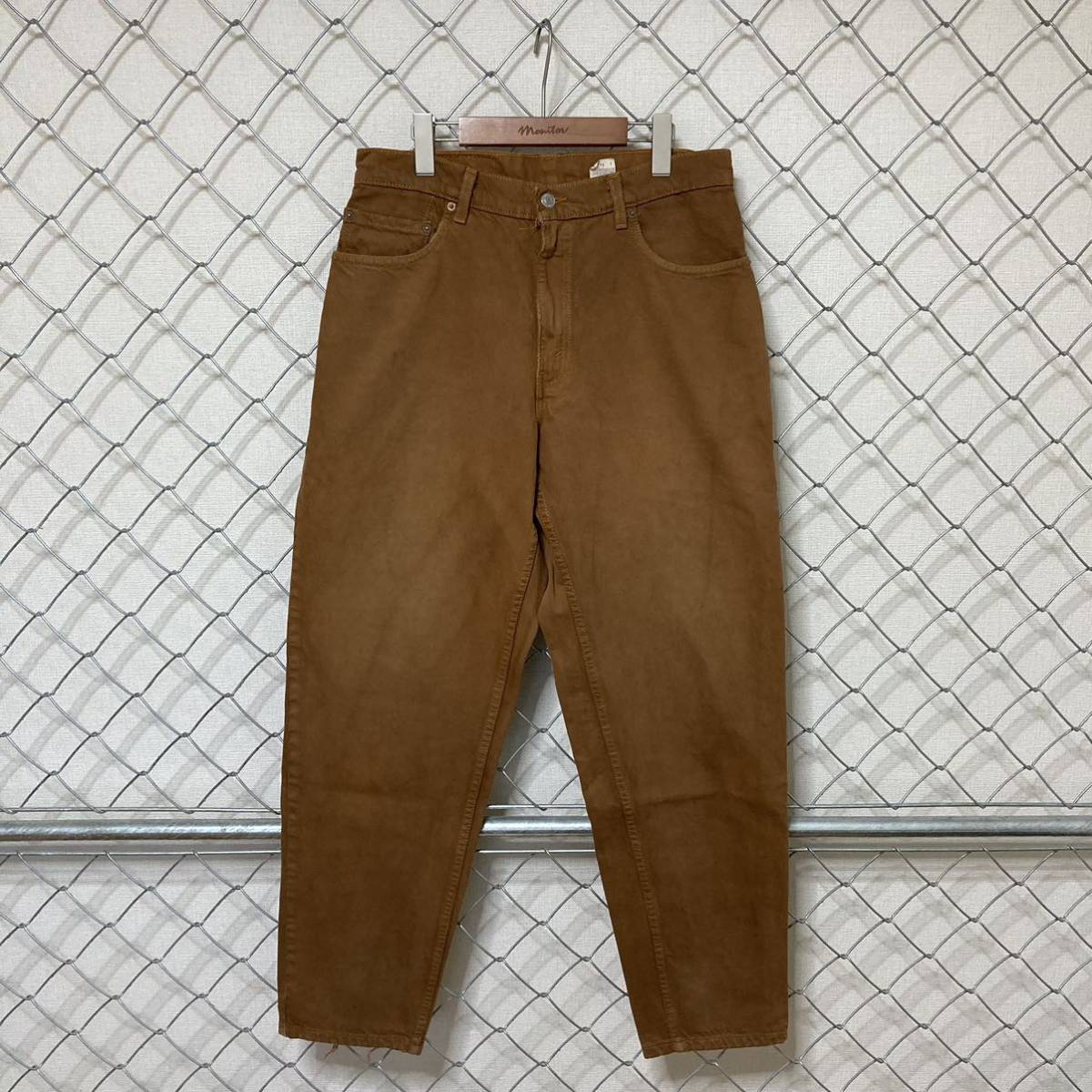 90s VINTAGE Levi's 560 リーバイス テーパード ルーズフィット カラーデニムパンツ ジーンズ 33×32の画像2