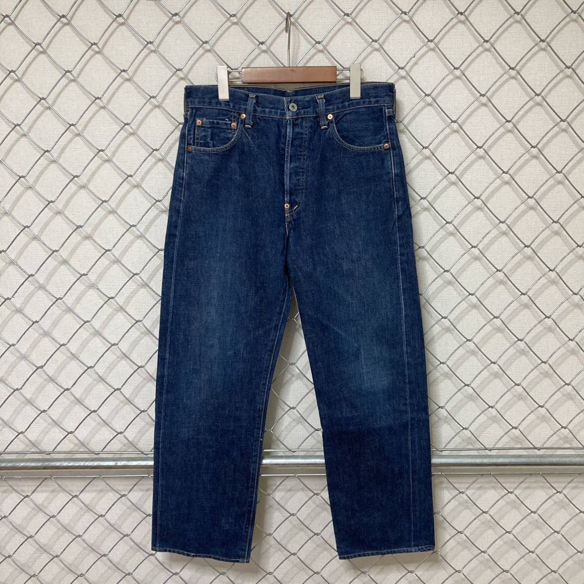 90s Levi's 702XX リーバイス 95年製 日本製 復刻 BIG E デニムパンツ ジーンズ 31×34_画像3