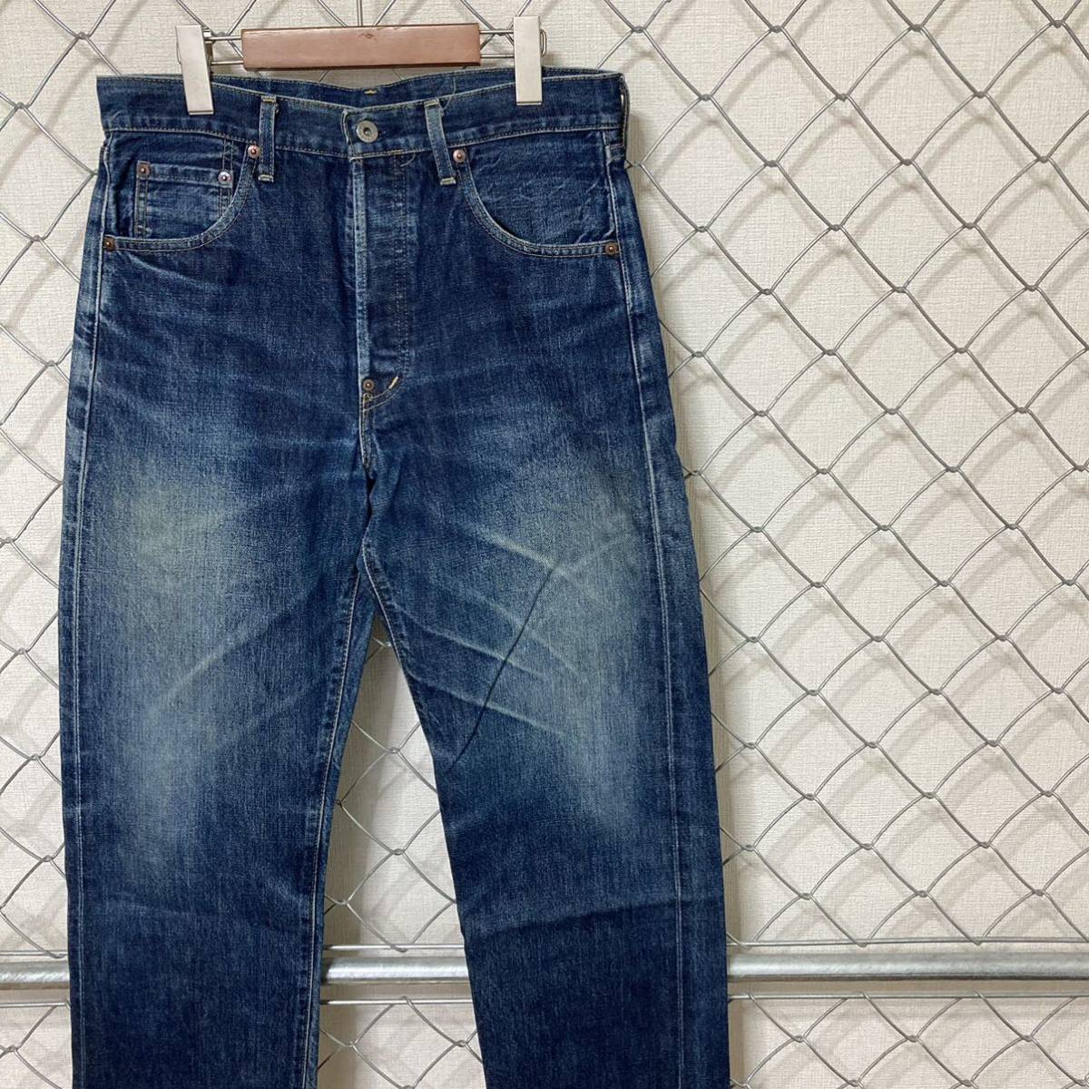 90s Levi's 702XX リーバイス 日本製 復刻 BIG E デニムパンツ ジーンズ 色落ち◎ 32×36_画像1