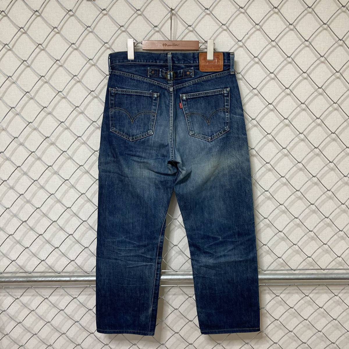 90s Levi's 702XX リーバイス 日本製 復刻 BIG E デニムパンツ ジーンズ 色落ち◎ 32×36_画像4