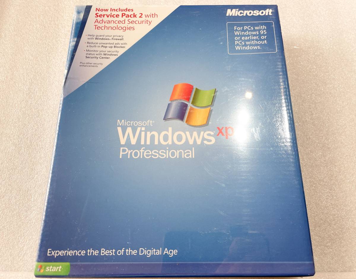 新品未開封 Windows XP Professional with Service Pack2 English Full Retail Virsion