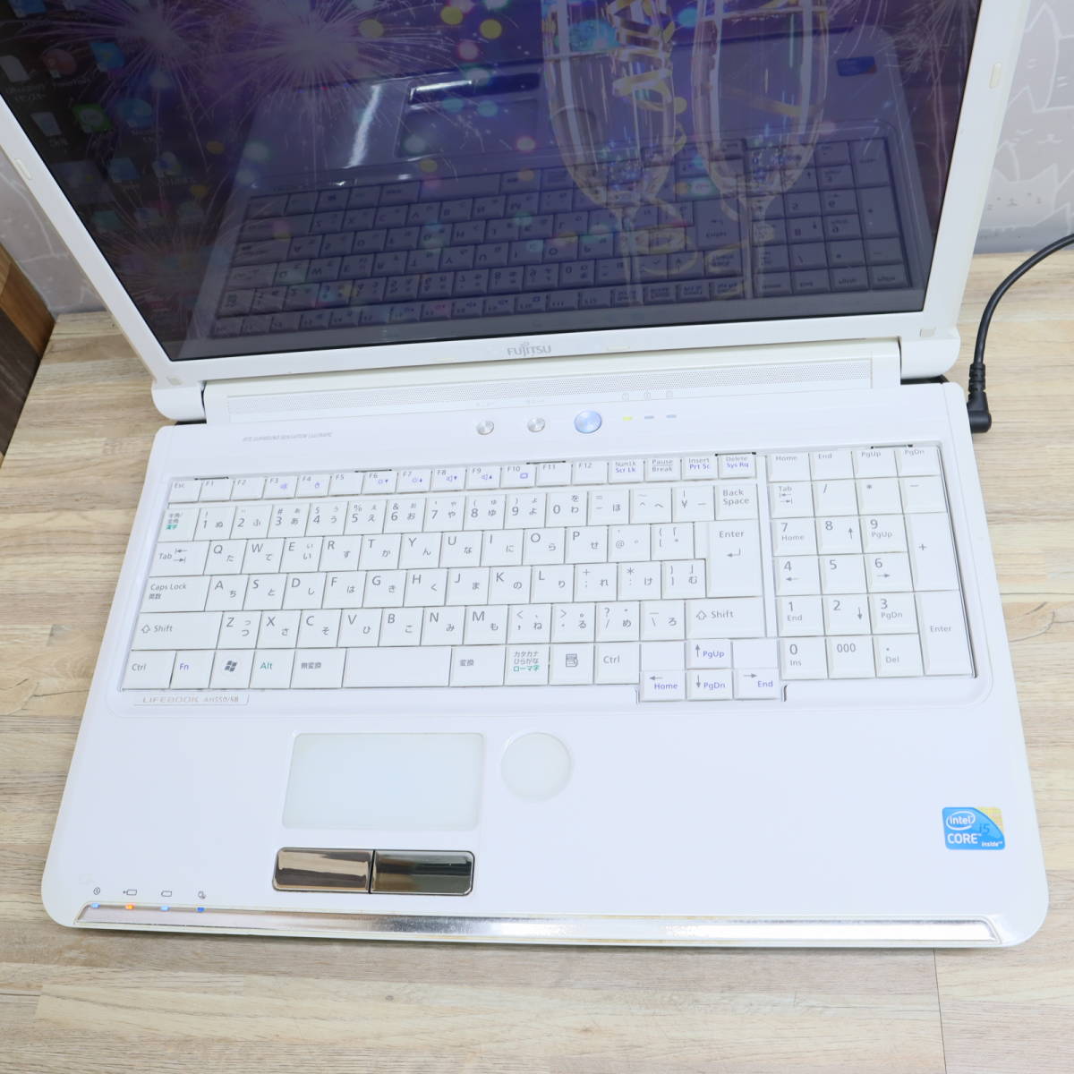 ★中古PC 高性能i5！新品SSD256GB メモリ8GB★A555 Core i5-560M Webカメラ Win11 MS Office2019 Home&Business 中古品 ノートPC★P58066_画像5