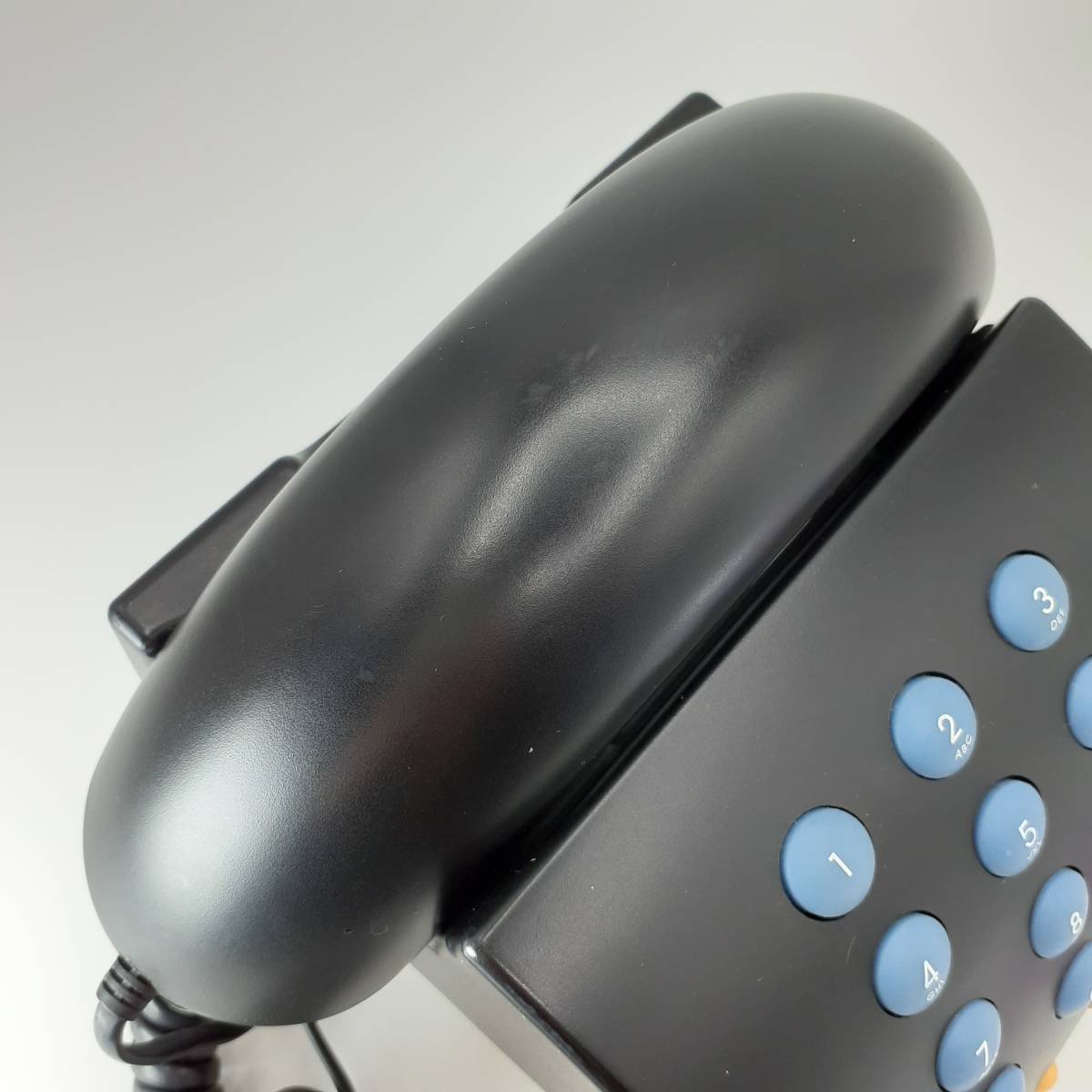 Michael Graves デザイン 電話機 マイケル　グレイブス 2000年製 ポストモダン ソットサス スペースエイジ Alessi　ブラック　貴重_画像4