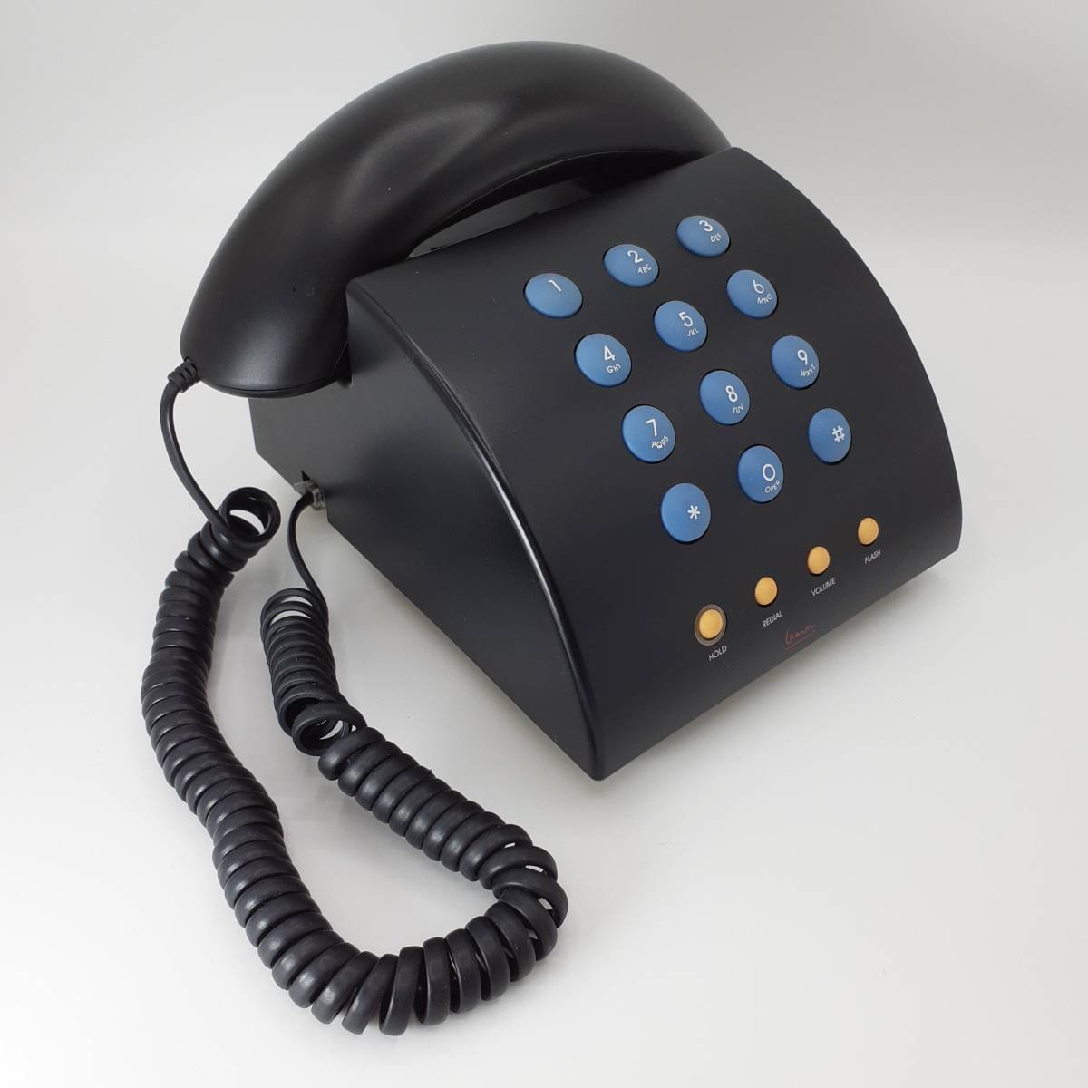 Michael Graves デザイン 電話機 マイケル　グレイブス 2000年製 ポストモダン ソットサス スペースエイジ Alessi　ブラック　貴重_画像2