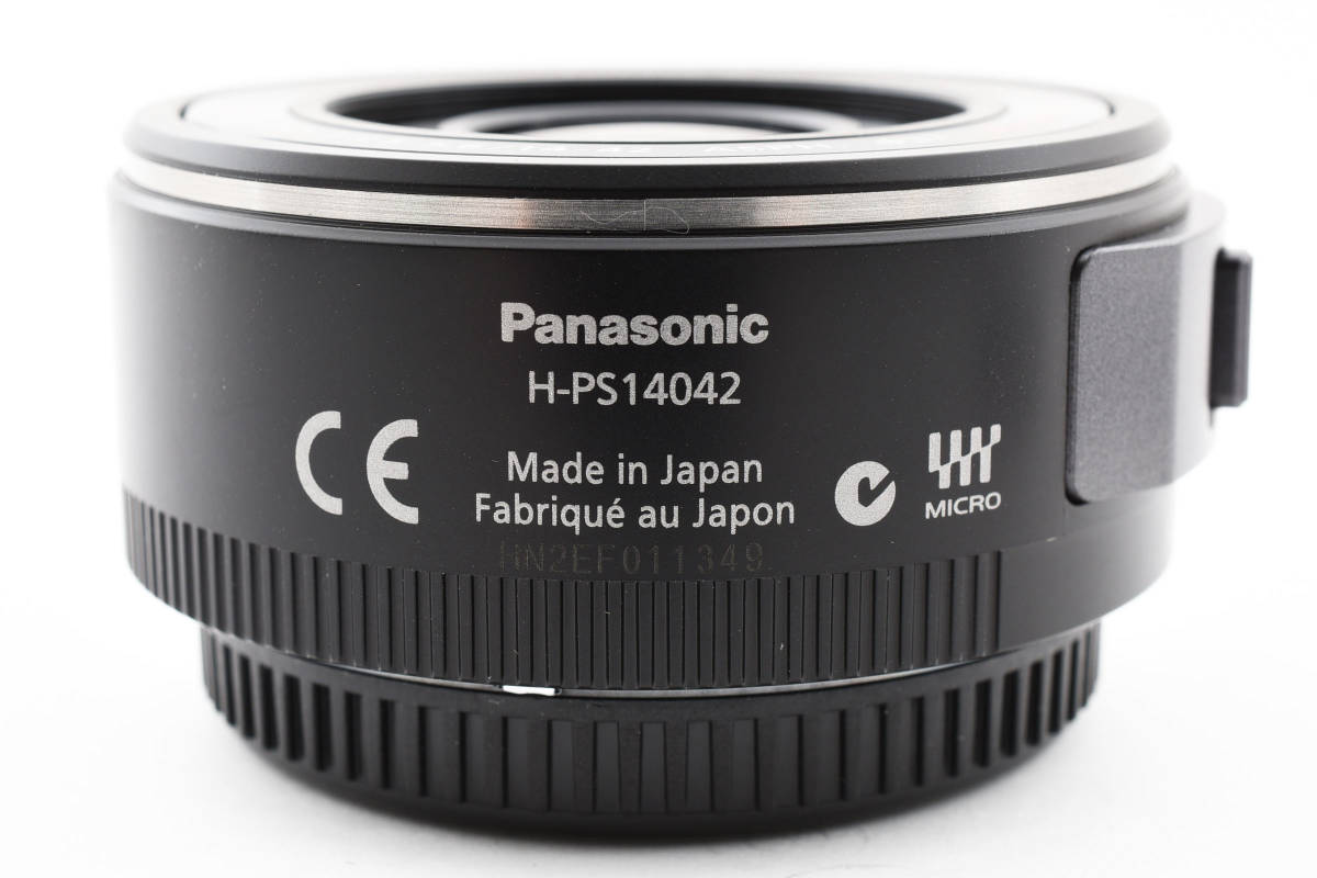 完動美品 Panasonic パナソニック LUMIX G X VARIO PZ 14-42mm/F3.5-5.6 ASPH. MEGA O.I.S. ブラック_画像9