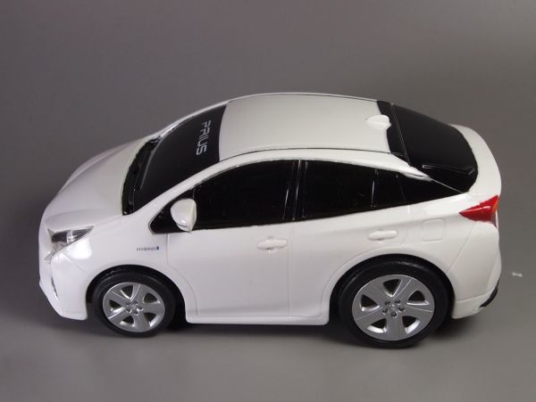 非売品 トヨタ 新型 プリウス プルバックカー ホワイト ドライブタウンタイプ_画像9