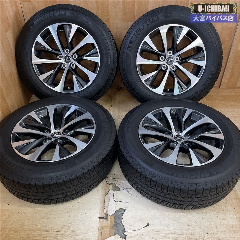 スタッドレスセット 235/65R18 2019/2020年製 ミシュラン X-ICE XI2 & レクサス RX 純正 18インチ 8.0J +30 5H 114.3 4本セット 004_画像1