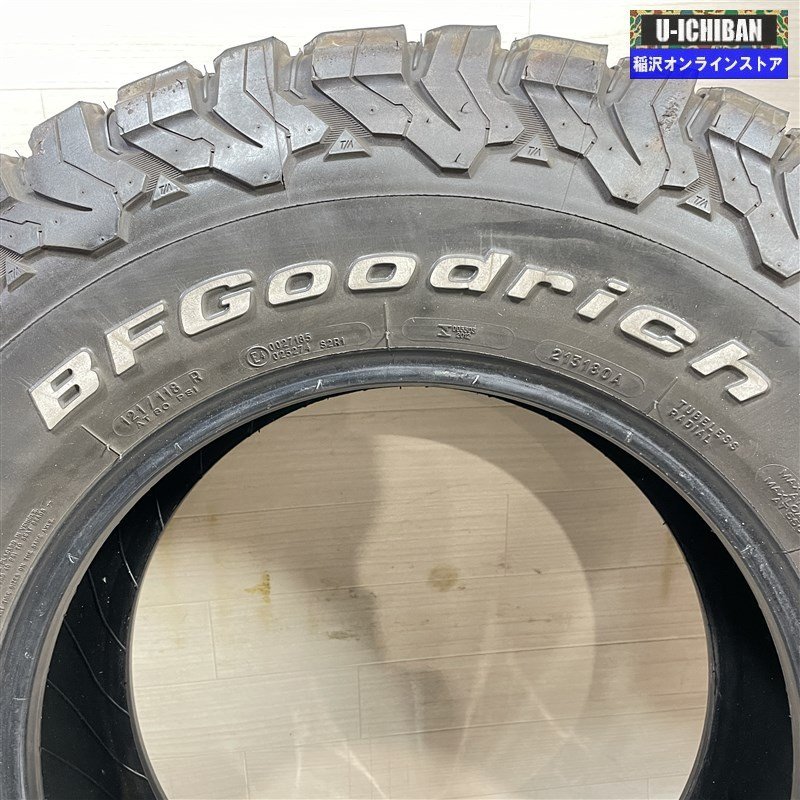 ホワイトレター 4WD系 チューナーサイズ 等 BF グッドリッチ オールテレン T/A KO2 285/70R17 121/118 R インチ タイヤ 4本セット 009_画像4