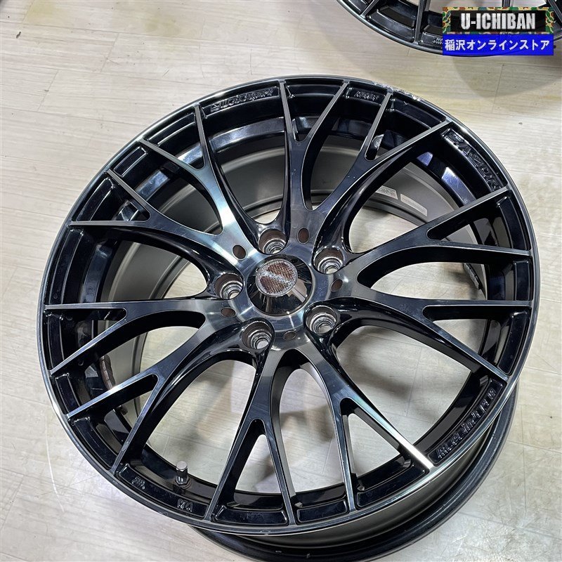 WRX 等 ウェッズ SA20R 8.5-18+50 5H114.3 18インチ ホイール 4本セット 009_画像4