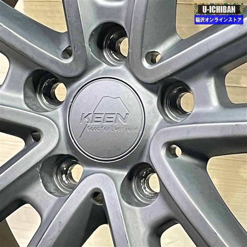 E51 エルグランド T31 エクストレイル 等 KEEN 7.5-17+45 5H114.3 GY アイスナビZEAⅡ 215/60R17 17インチ スタッドレス 4本セット 009_画像3