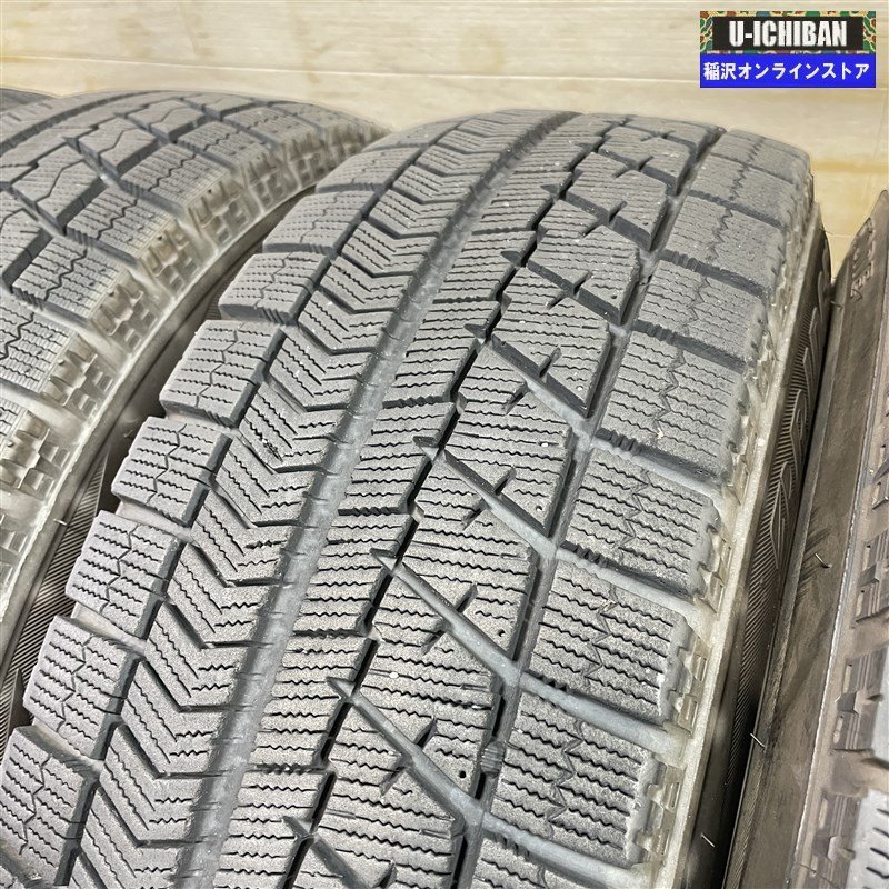 E12ノート マツダ2 K10 アクア 等 LYZER 5.5-14+38 4H100 ブリヂストン VRX 185/70R14 14インチ スタッドレス 4本セット 009_画像10