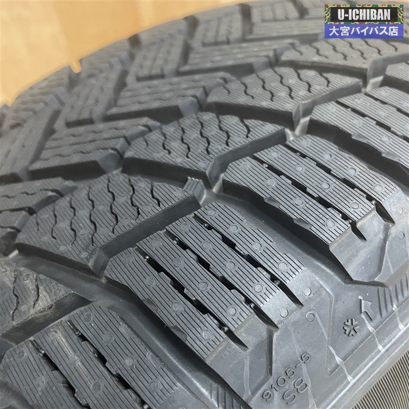 9.5分山！ 2021年 スタッドレス 235/65R18 110T ミシュラン X-ICE SNOW SUV 良品スタッドレスタイヤ 4本セット _★W004_画像6