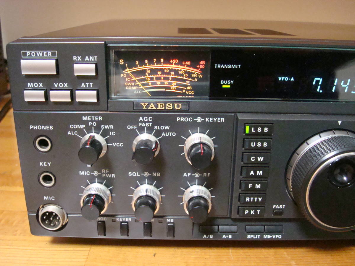 YAESU　FT-1011　HF100W　動作品_画像5