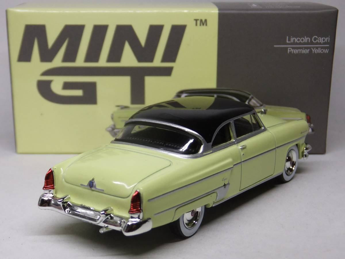MINI GT★リンカーン カプリ 1954 プレミアイエロー MGT00561-L Lincoln Capri Premier Yellow 1/64 TSM_画像2