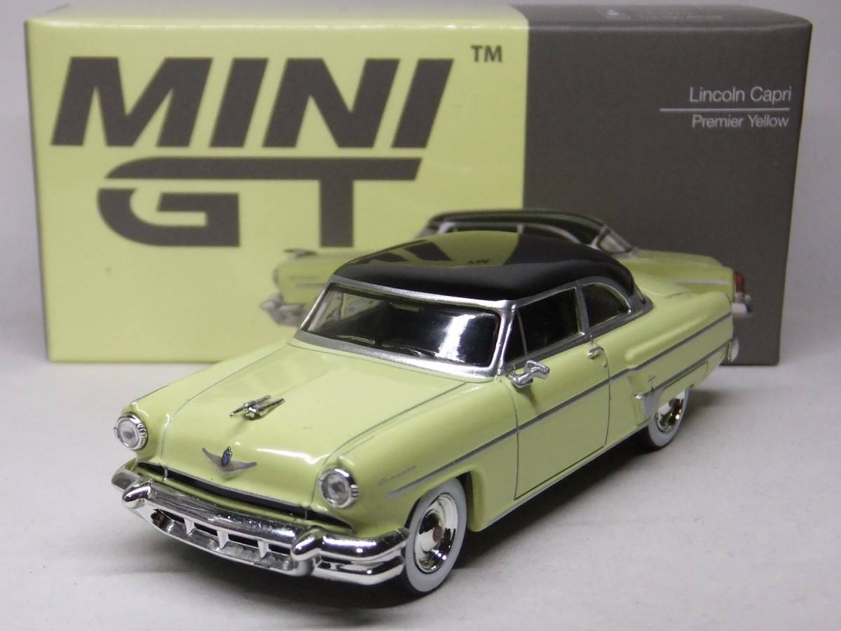 MINI GT★リンカーン カプリ 1954 プレミアイエロー MGT00561-L Lincoln Capri Premier Yellow 1/64 TSM_画像1