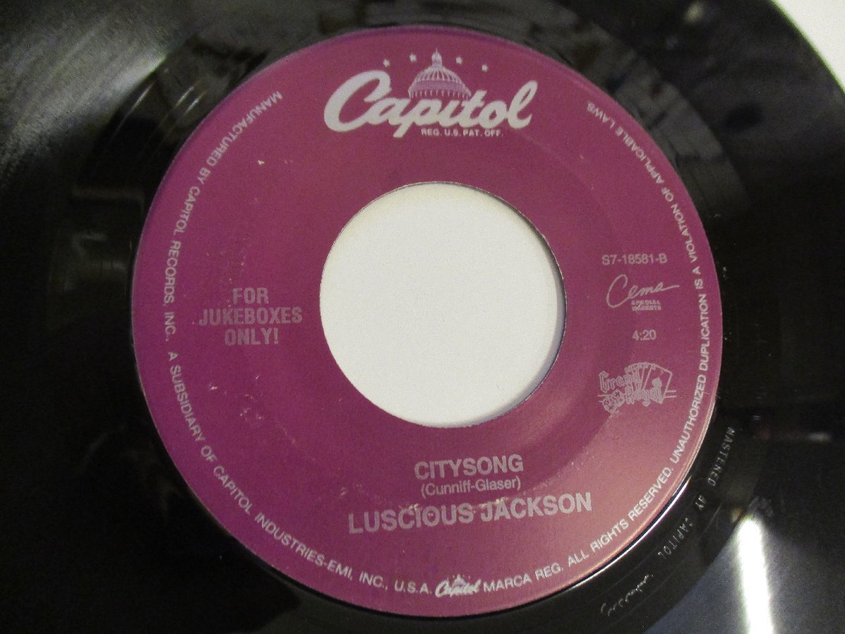 ジュークボックス用7インチ 『Luscious Jackson / Here』　(RP EP) A_画像2