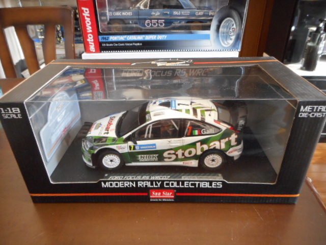 **1/18 Sunstar Ford Focus RS Night specification WRC Sweden 2008 #7 gully Sunstar Ford Focus Night**