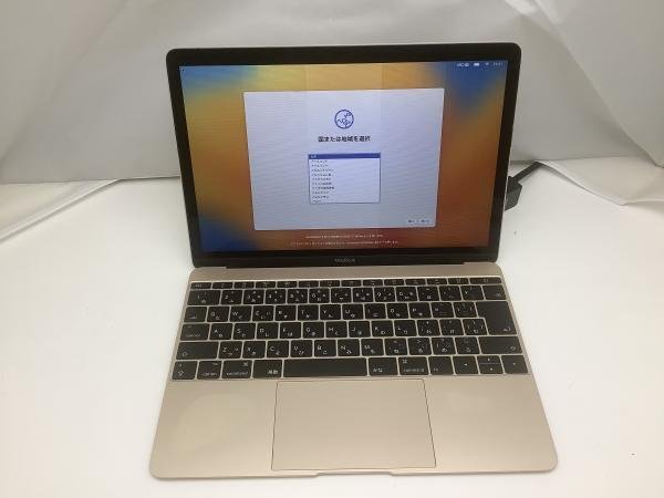 ジャンク!APPLE MacBook10.1(A1534)○m3-7Y32 1.1G 16G 256G SSD_画像1