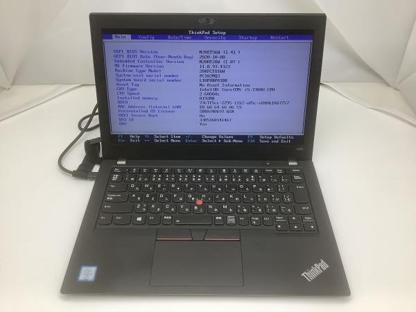 ジャンク!Lenovo 20KFCTO1WW○Core i5 7300U 2.6G 8G 128G SSD_画像1