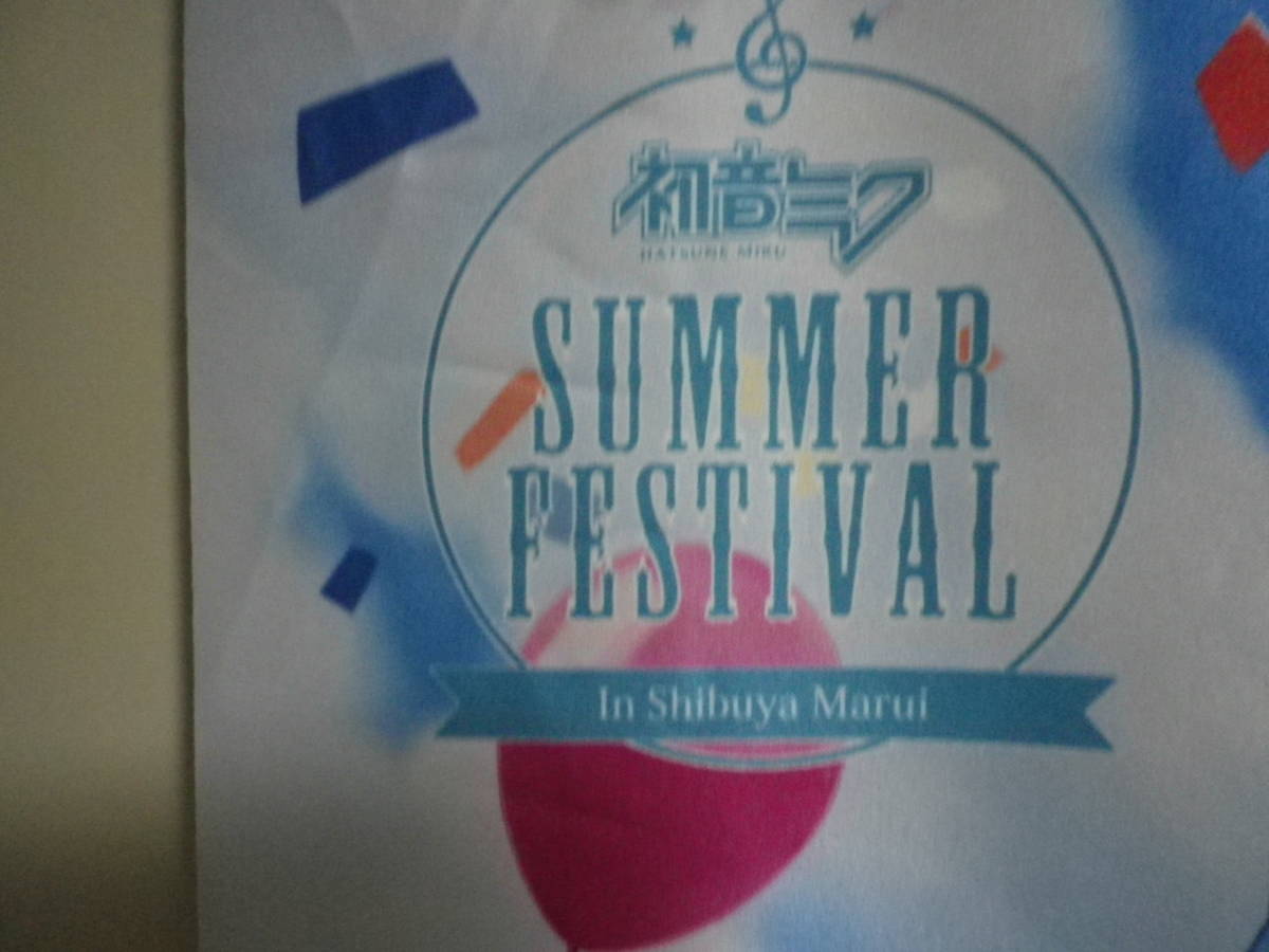 VOCALOID 初音ミク SUMMER FESTIVAL In Shibuya Marui　タペストリー　水着 　送料は別途です。 _画像5