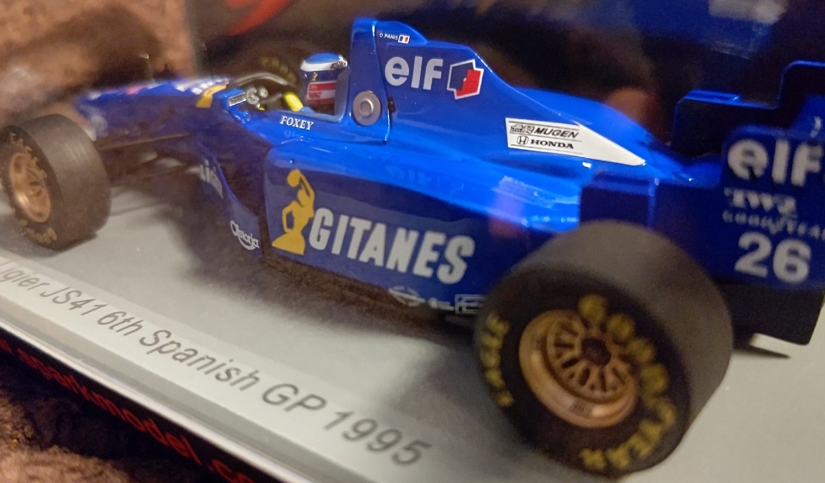 スパークモデル 1/43 リジェ・JS41・無限ホンダ 1995 スペインGP6位 オリビエ.パニス spark Olivier.Panis Ligeir・MUGEN Honda _画像7