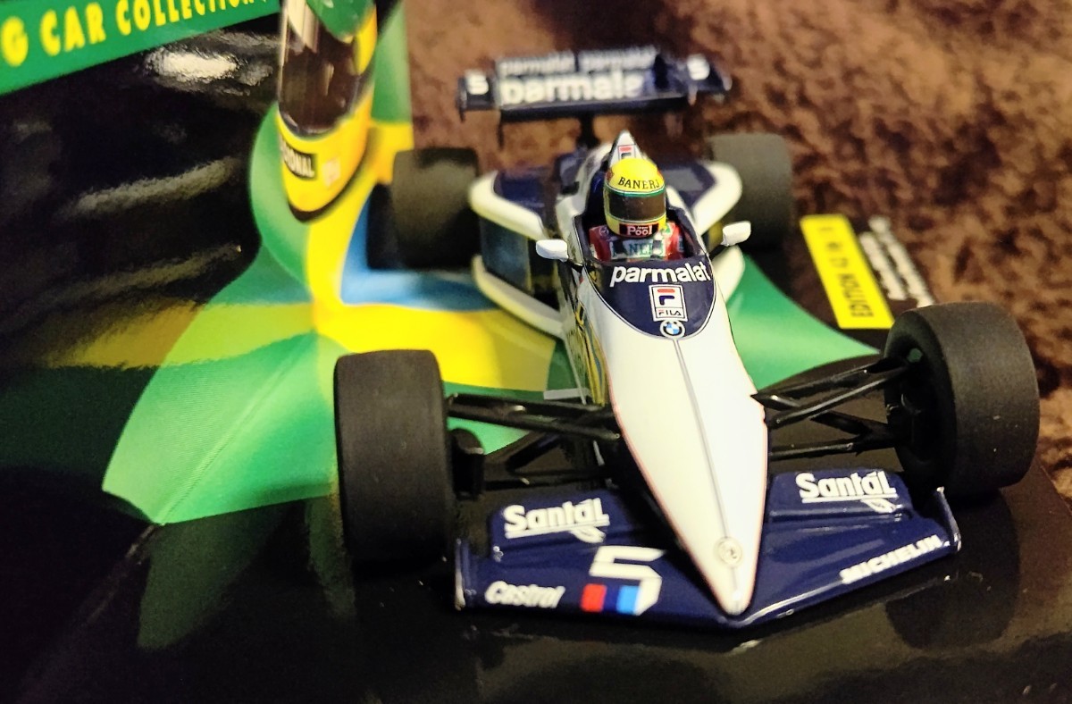 ミニチャンプス 1/43 ブラバム・BT52B・BMW 1983 11/14 ポール・リカール テスト アイルトン・セナ MINICHAMPS Brabham Ayrton.Senna 難有_画像4