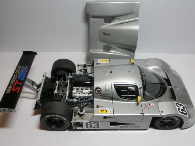  Junk TAMIYA Tamiya 1/24 sport car series SAUBER MERCEDES C9 Zauber Mercedes C9 amateur painted construction final product box less engine part repeated reality 