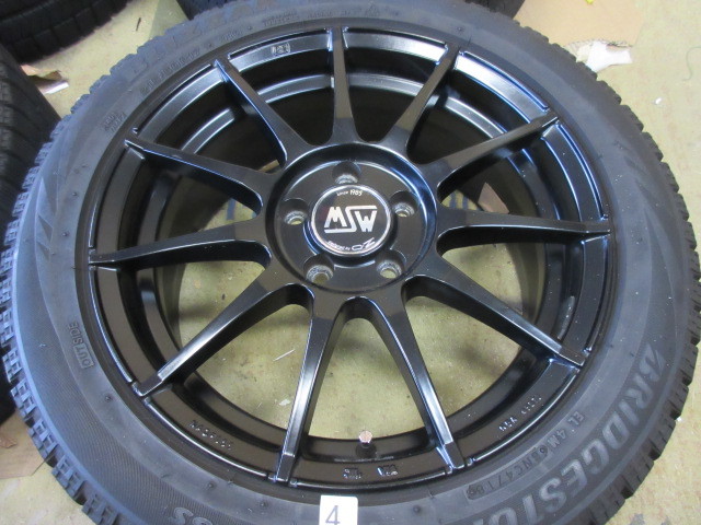 OZ レーシング MSW85 7J-17 PCD 112 5H◎ブリザック(VRX) 215/50R17【USED】Mベンツ W176/VW GOLF7/AUDI A3等/_画像5