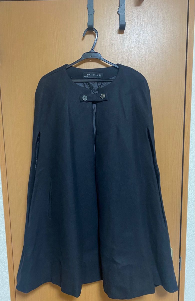ZARA ザラ ケープコート 黒 未使用