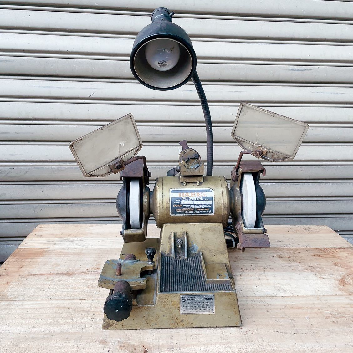 ☆動作品☆ DAREX ダレックス 卓上ドリルシャープナー ドリル ☆動作品☆ DAREX ダレックス 卓上ドリルシャープナー ドリル