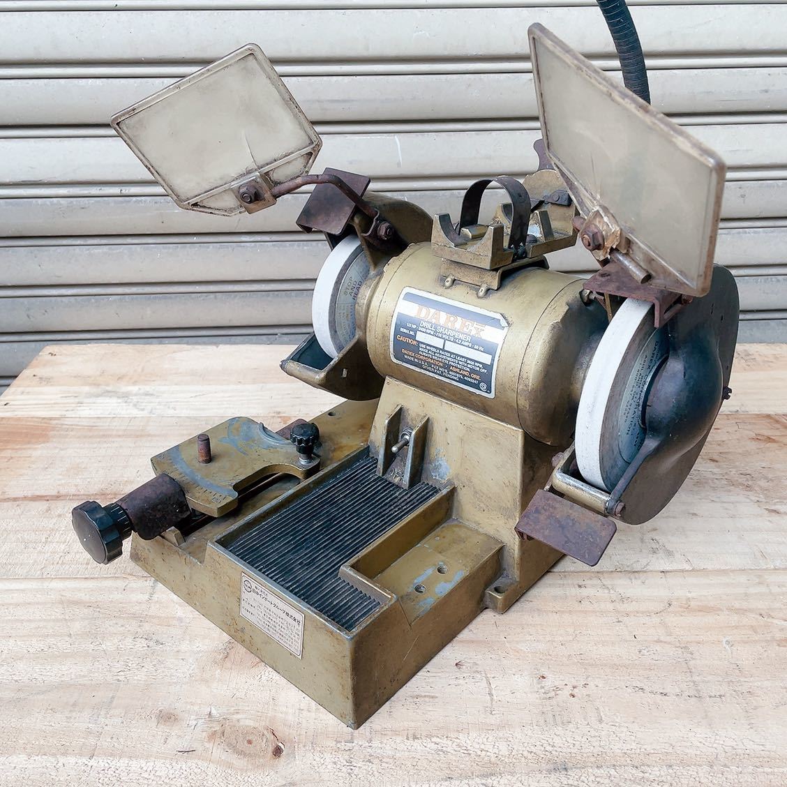 ☆動作品☆ DAREX ダレックス 卓上ドリルシャープナー ドリル ☆動作品☆ DAREX ダレックス 卓上ドリルシャープナー ドリル