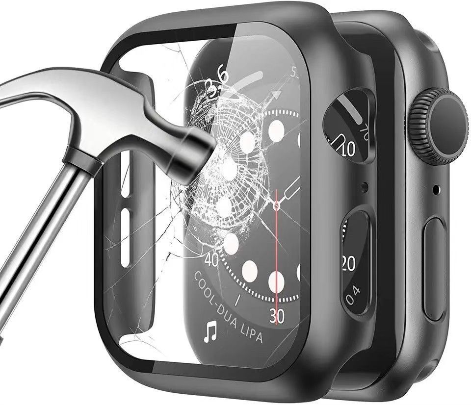 Apple Watch 40㎜ スペースアッシュ 黒系 カバー アップルウォッチ ケース  表面カバー