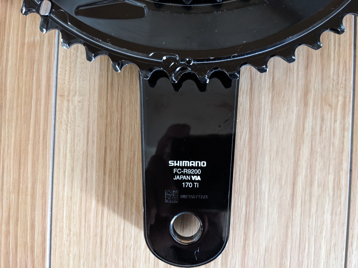 シマノ SHIMANO クランクセット DURA-ACE デュラエース FC-R9200 170mm 52-36T 走行100km_画像4