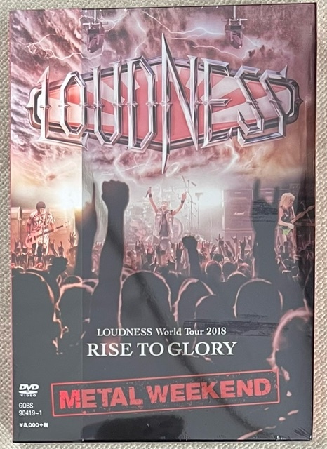 新品【DVD+2CD】LOUDNESS/LOUDNESS World Tour 2018 RISE TO GLORY METAL WEEKEND【初回プレス分限定スリーヴケース仕様 DVD+2枚組CD】_画像1