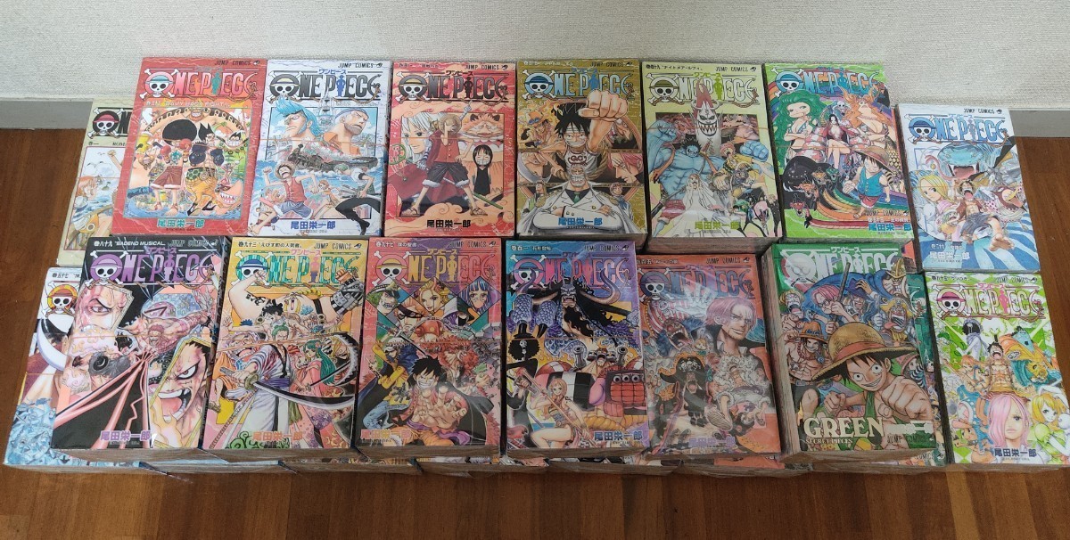裁断済み】 ワンピース 全巻1~106巻 初版多数 おまけあり 裁断済み】 ワンピース 全巻1~106巻 初版多数 おまけあり