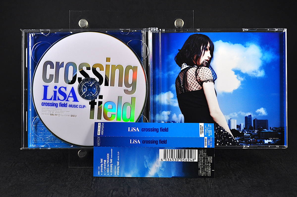 ◎ CD＋DVD 帯付き 初回生産限定盤 LiSA crossing field 中古 ソードアート・オンライン リサ クロッシング フィールド_画像8