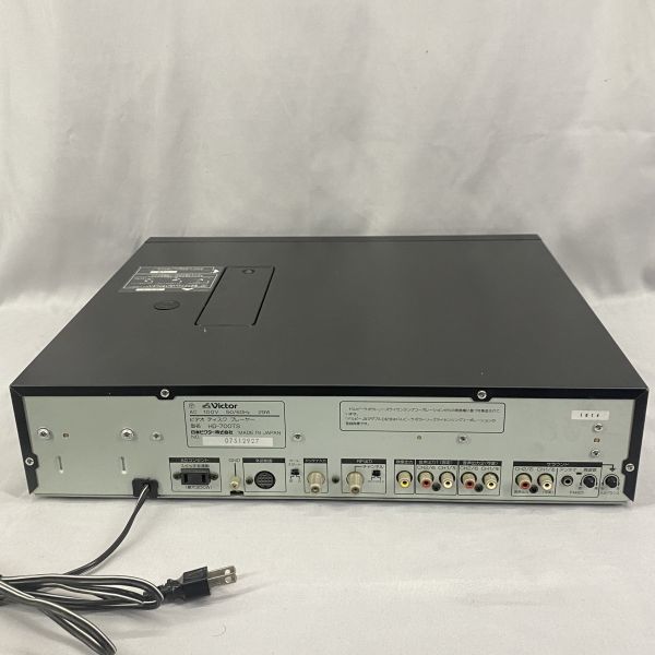 Victor ビクター HD-700TS ビデオディスクプレーヤー VHD 1989年製 通電のみ確認済　現状品 【82-7】_画像8